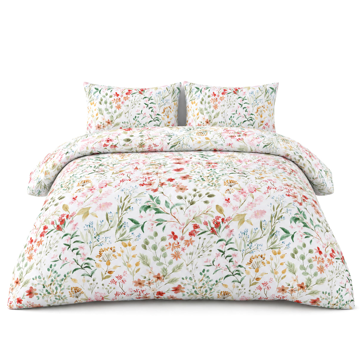 Florelle Eleanor Delicate Floral Patterned Duvet Cover and Pillowcase Set