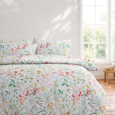 Florelle Eleanor Delicate Floral Patterned Duvet Cover and Pillowcase Set