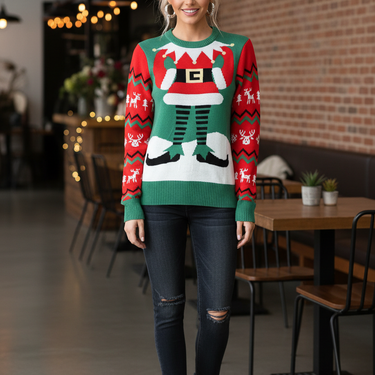 Festive Fun Elf Jumper