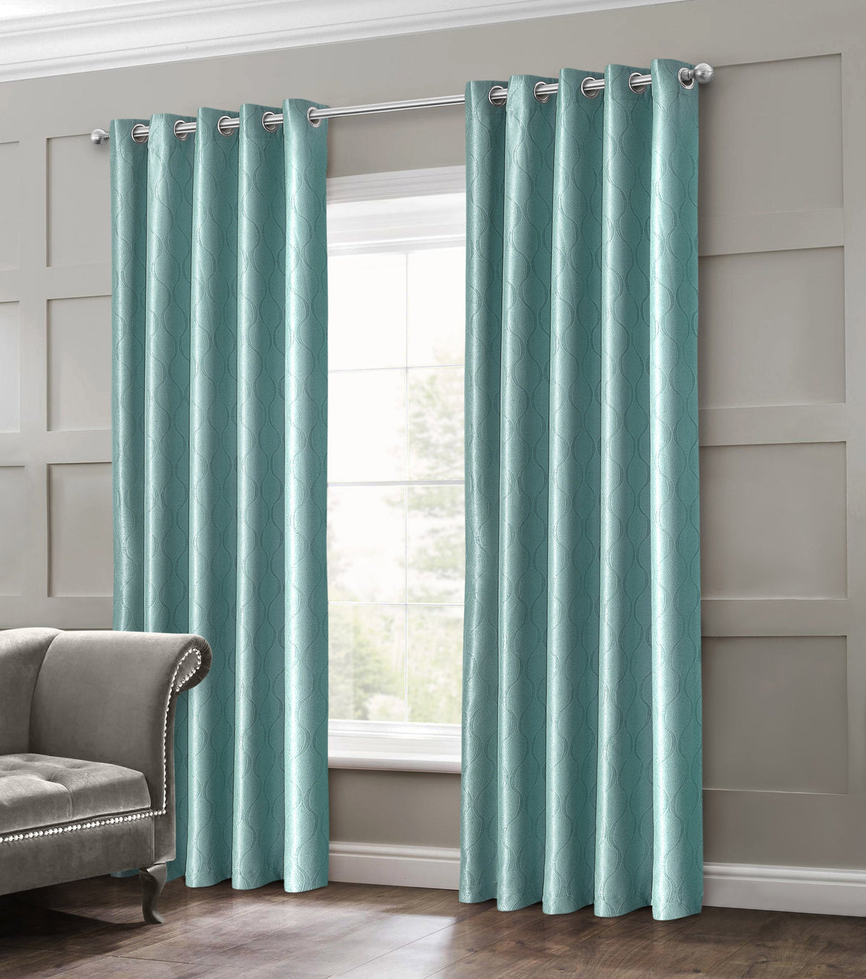 Velosso Evisa Blackout Ring Top Curtains
