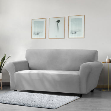 Faux Mink Stretch Fitted Sofa Cover