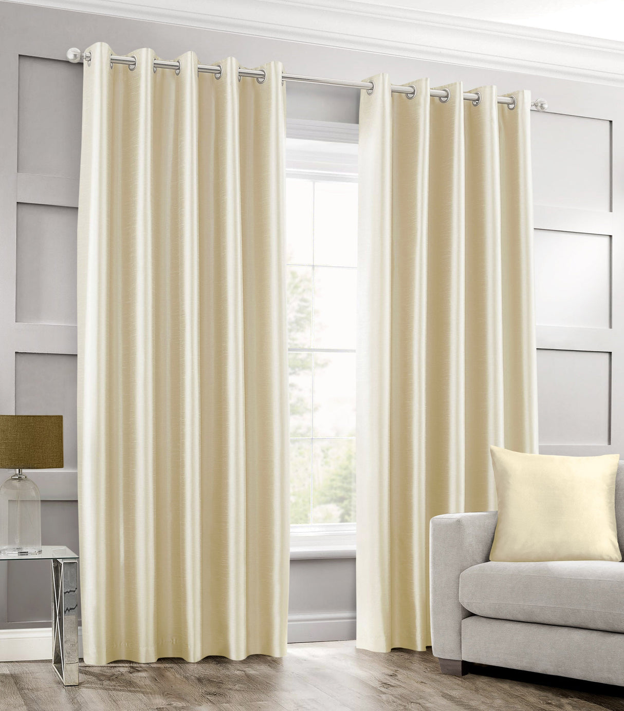Intimates Faux Silk Ring Top Curtains