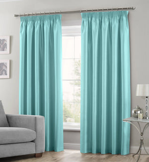 Intimates Faux Silk Pencil Pleat Curtains
