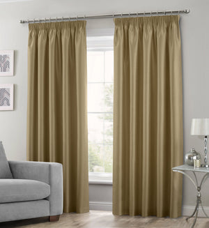 Intimates Faux Silk Pencil Pleat Curtains