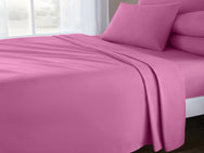 Velosso Plain Dyed Cotton Rich Flat Sheet