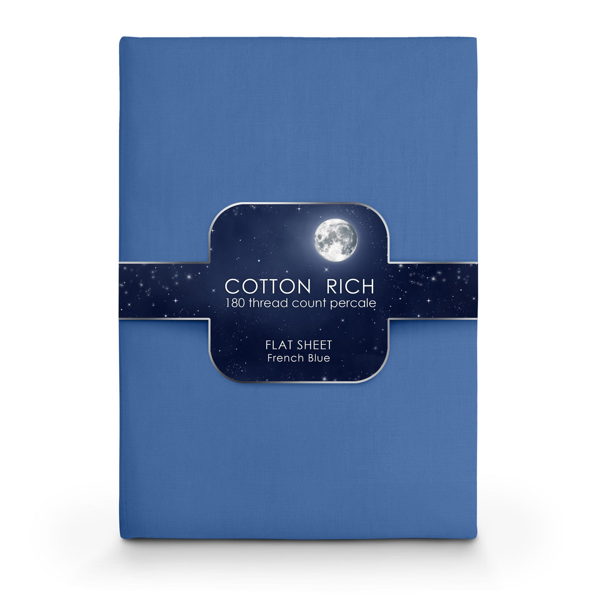 Velosso Plain Dyed Cotton Rich Flat Sheet