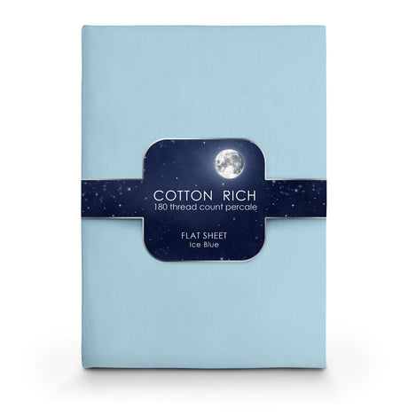Velosso Cotton Rich Pecale Plain Dyed Valance Sheet