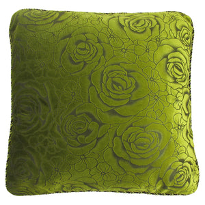 Intimates Flock Rose Cushion