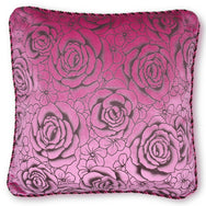 Intimates Flock Rose Cushion
