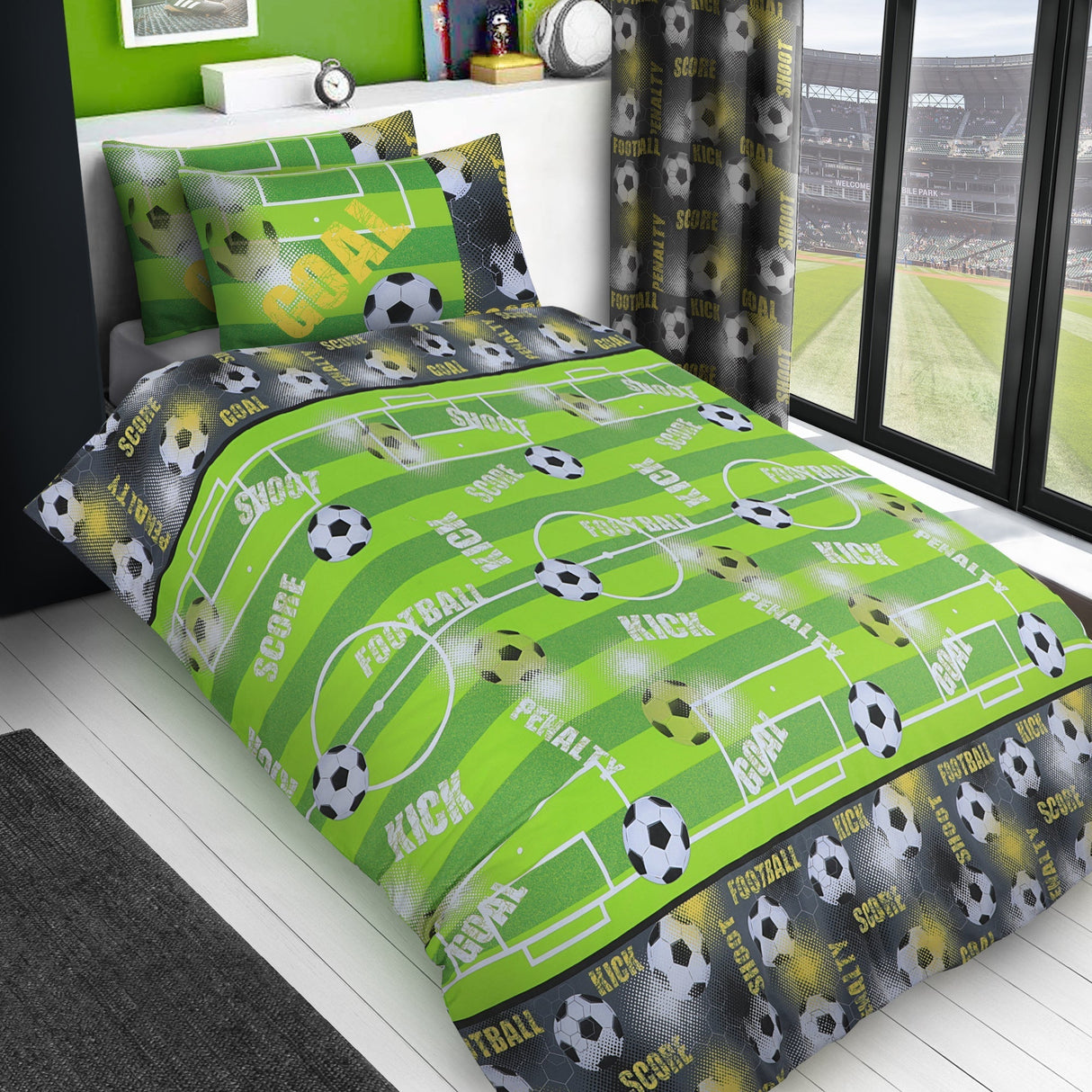 Velosso Footy Galore Duvet Cover & Pillowcase Set