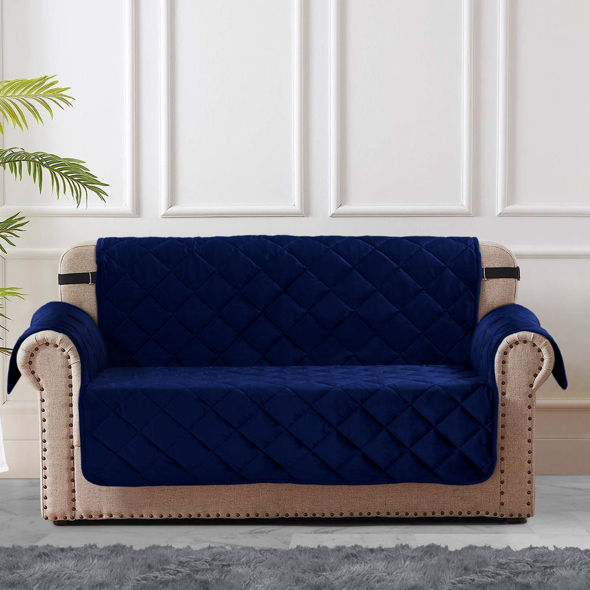 Home Republic Matt Velvet Sofa Protector