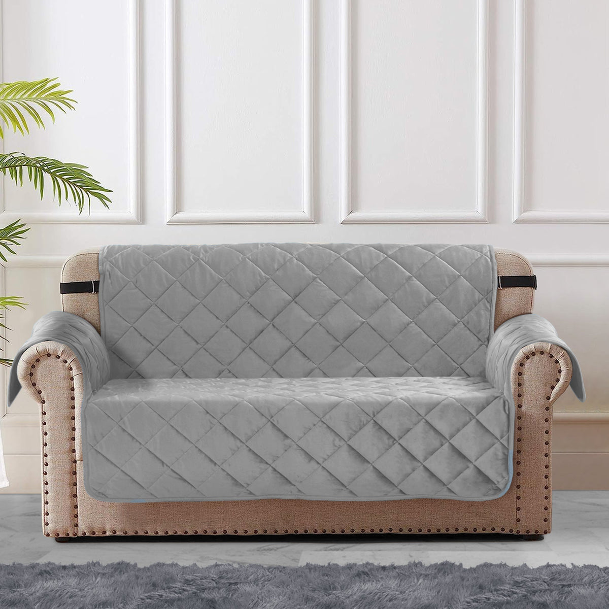 Home Republic Matt Velvet Sofa Protector