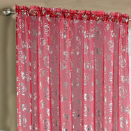Intimates Geneva Rose Foil Printed Sheer Voile Panel