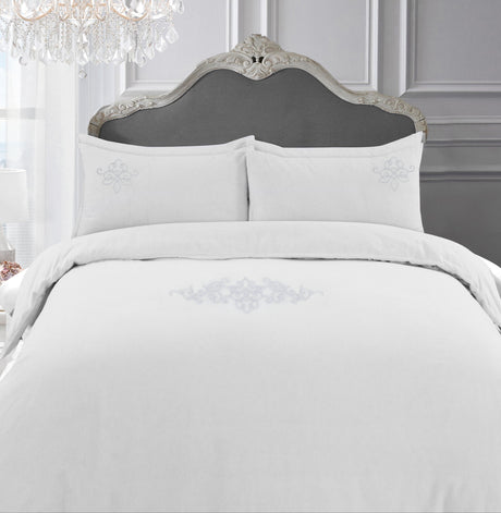 Sweet Dreams Grosvenor Scroll 100% Egyptian Cotton 330 Thread Count Duvet Cover