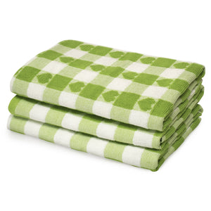 Velosso Hearts Check Cotton Tea Towel
