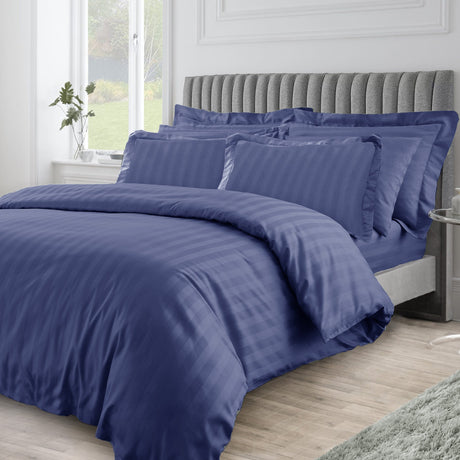 Velosso Hilton Stripe Duvet Cover & Pillowcase Set