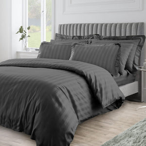 Velosso Hilton Stripe Duvet Cover & Pillowcase Set