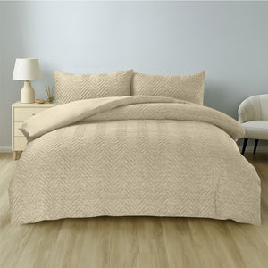 Home Republic Hudson Chevron Pinsonic Duvet Cover and Pillowcase Set