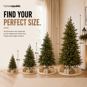 Home Republic Decorated Christmas Tree With Acorns And Berries