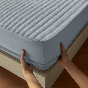 Velosso Jumbo Cord Faux Rabbit Fur Fitted Sheet