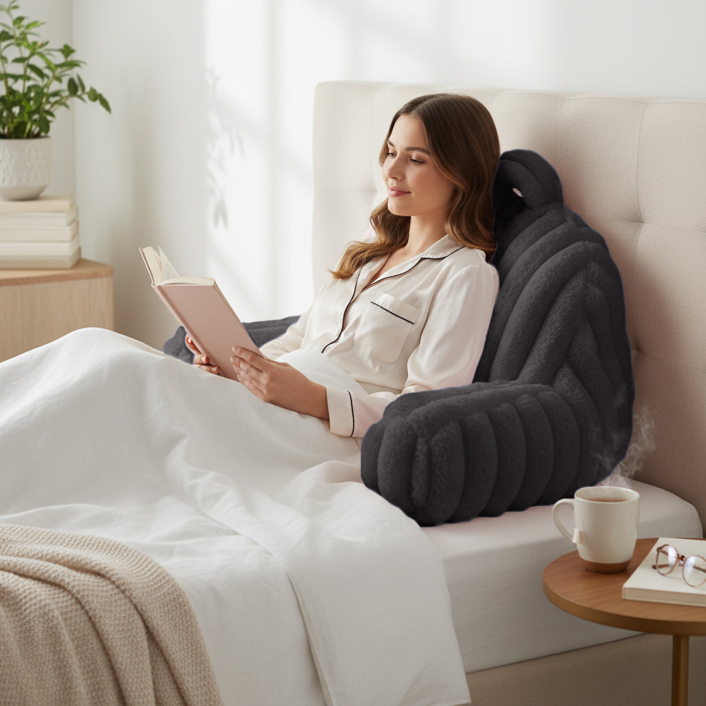Velosso Jumbo Cord Faux Rabbit Fur Cuddle Pillow
