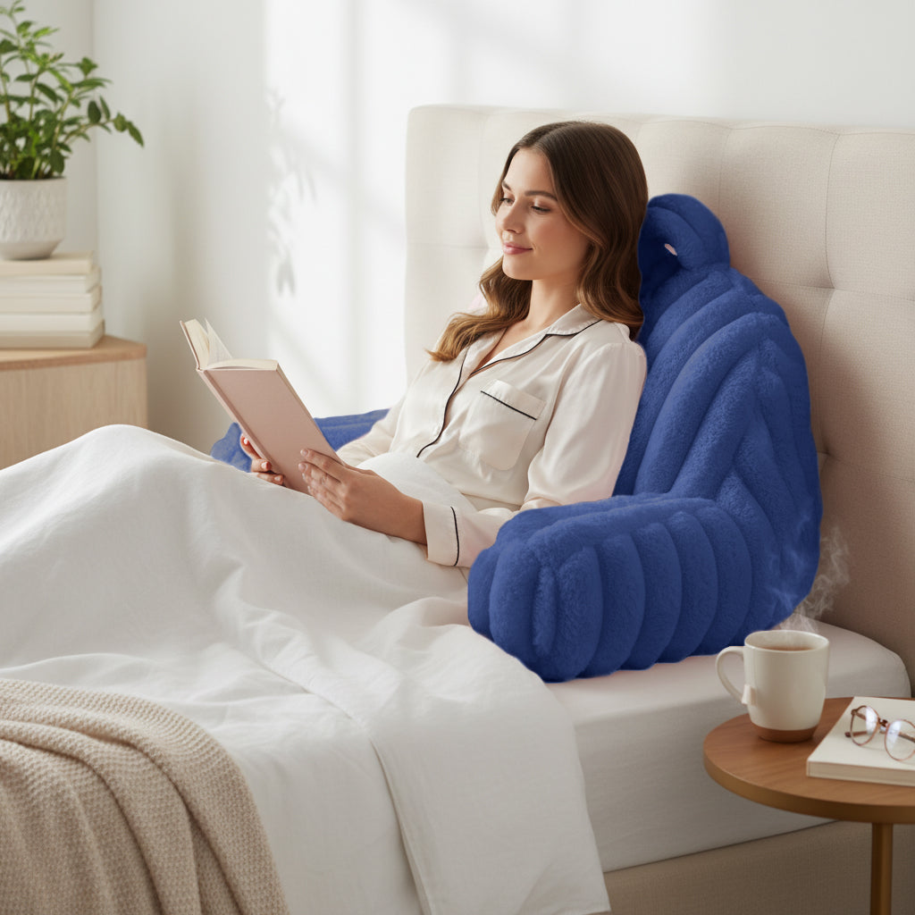 Velosso Jumbo Cord Faux Rabbit Fur Cuddle Pillow