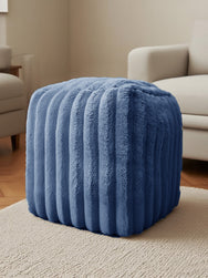 Home Republic Jumbo Cord Faux Fur Bean Bag