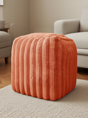 Home Republic Jumbo Cord Faux Fur Bean Bag