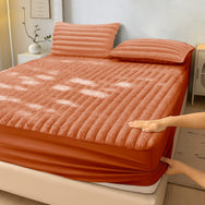 Velosso Jumbo Cord Faux Rabbit Fur Fitted Sheet