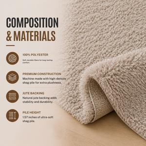 Home Republic Montana Fluffy Rug Long Pile