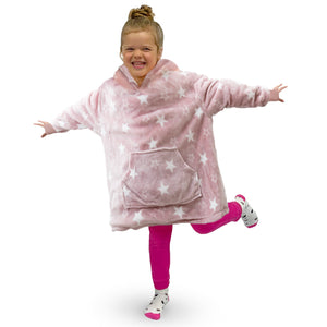 Velosso Kids Stars Oversized Hoodie Blanket