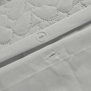 Velosso Kinsley Embossed Pattern Duvet Cover and Pillowcase Set
