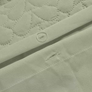 Velosso Kinsley Embossed Pattern Duvet Cover and Pillowcase Set