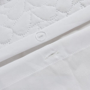 Velosso Kinsley Embossed Pattern Duvet Cover and Pillowcase Set