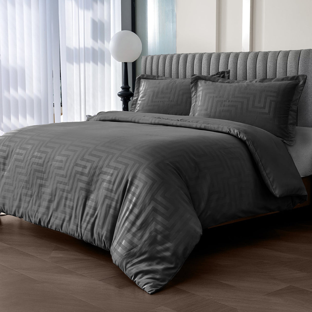 Velosso Larson Stripe Duvet Cover & Pillowcase Set