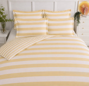 Sweet Dreams Lyndon Wide Stripe Duvet Cover and Pillowcase Set
