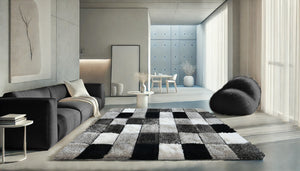 Home Republic Manhattan Blocks Rug Long Pile