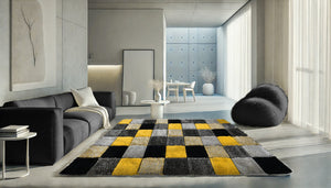 Home Republic Manhattan Blocks Rug Long Pile