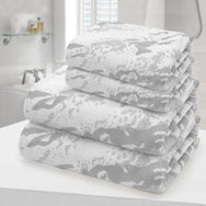 Velosso Marble Printed Towels 100% Cotton