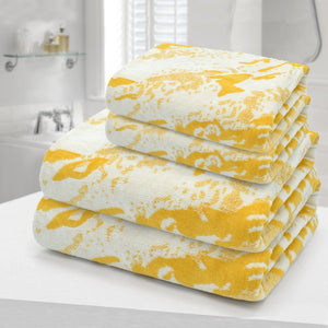 Velosso Marble Printed Towels 100% Cotton