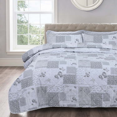 Maya Floral Quilted Bedspread Set