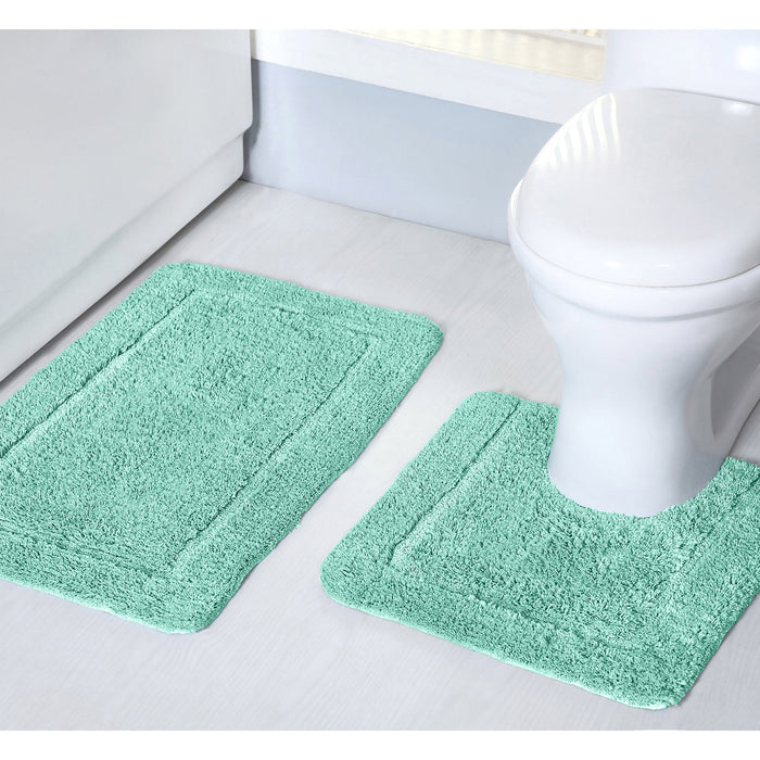 Mayfair Seafoam Bath Mat Anti-Slip Microfibre