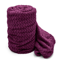 Velosso Super Soft Plush Chevron Blanket Throw