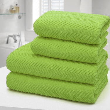 Exfoliating Chevron Towels 100% Cotton