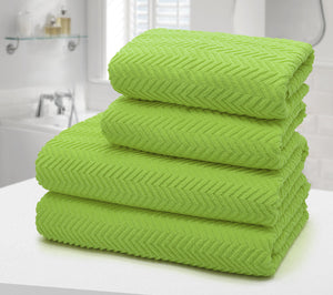 Velosso Exfoliating Chevron Towels 100% Cotton