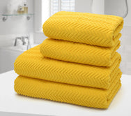 Velosso Exfoliating Chevron Towels 100% Cotton