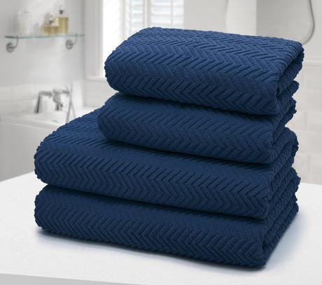 Velosso Exfoliating Chevron Towels 100% Cotton