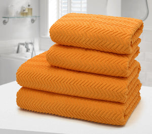 Velosso Exfoliating Chevron Towels 100% Cotton
