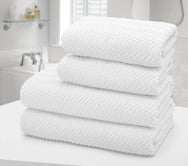 Velosso Exfoliating Chevron Towels 100% Cotton