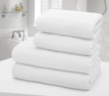 Velosso Exfoliating Chevron Towels 100% Cotton